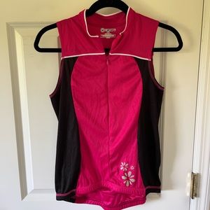 Canari Pink & Black 1/2 Zip Cycling Jersey
